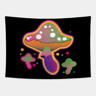 Magic Mushrooms Tapestry