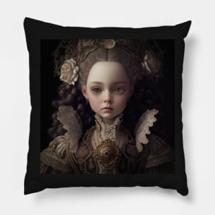 Living Dolls of Ambiguous Royal Descent Pillow
