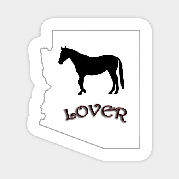 Arizona Horse Lover Gift Magnet by Prairie Ridge Designs