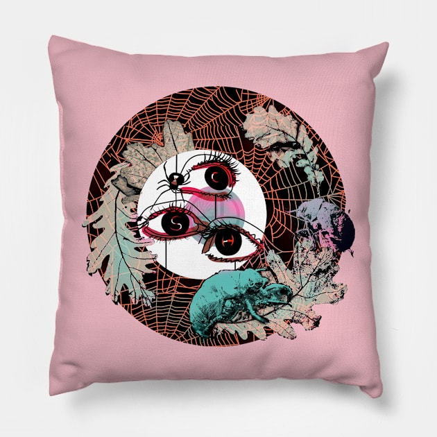 The Nature of Fear Pillow by sandpaperdaisy