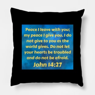 Bible Verse John 14:27 Pillow