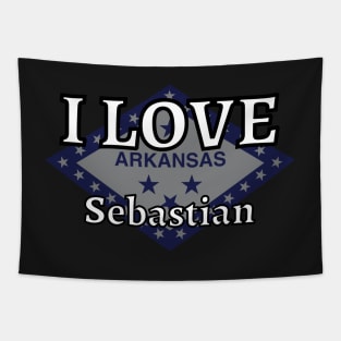 I LOVE Sebastian | Arkensas County Tapestry