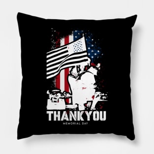 Thank You - memorial day Pillow