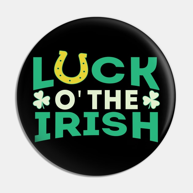 Luck O' The Irish Pin by ColoredRatioDesign