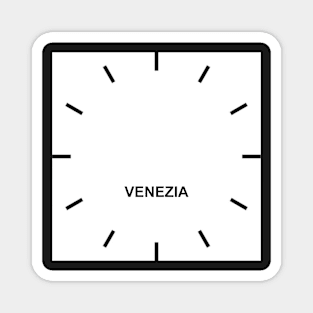 VENEZIA Time Zone Wall clock Magnet