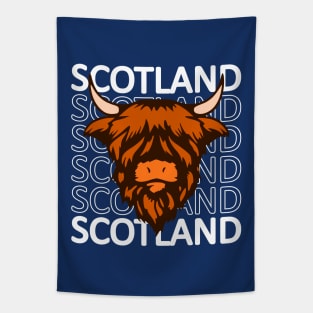 Scotland - Hairy Coo Tapestry