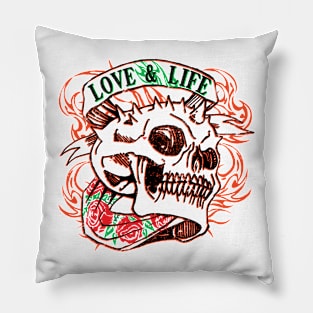 Love & Life by Grafixs©/ Miguel Heredia Pillow