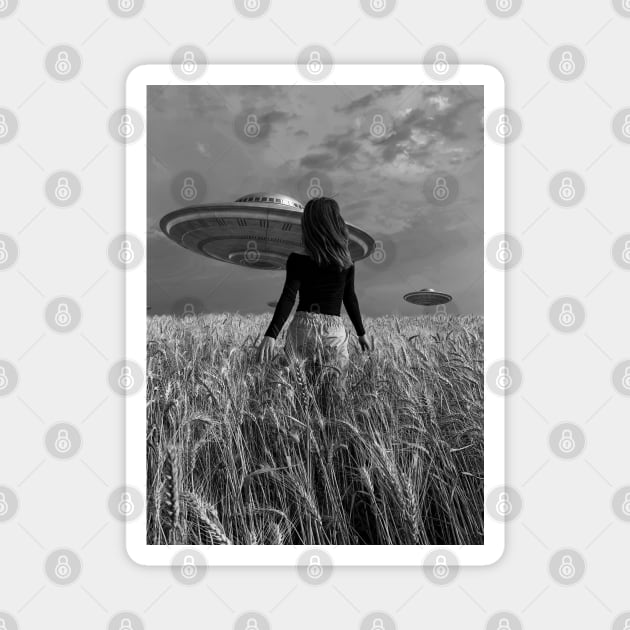 Welcome UFOs #4 Magnet by Megadorim