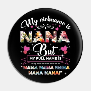 My Nickname is Nana, But My Full Name is Nana Nana Nana and Nana Pin