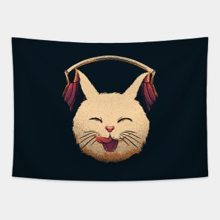 Smiling Musical Cat by Tobe Fonseca Tapestry