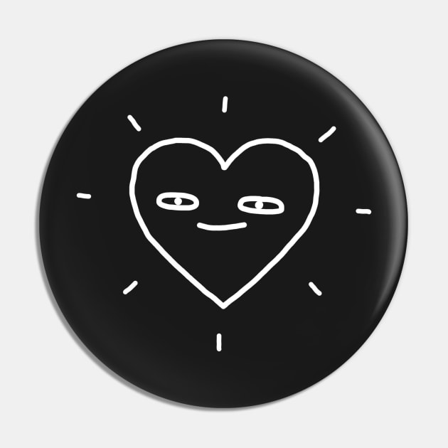 Black Heart Pin by BreadBen