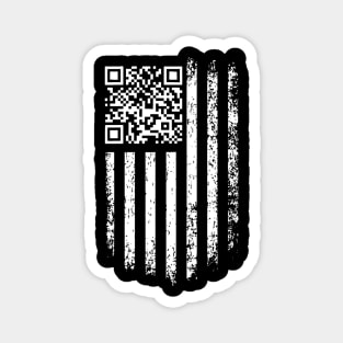 Trump Dance QR with America Flag Magnet