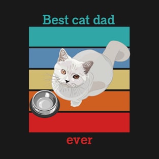 Cat t shirt - Best cat dad T-Shirt