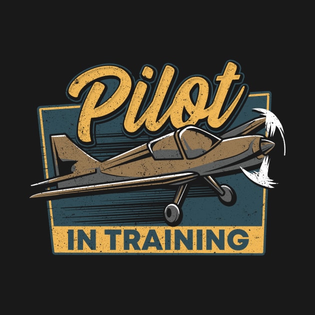 Funny Pilot In Training Please Wait Airplane Pilot by theperfectpresents