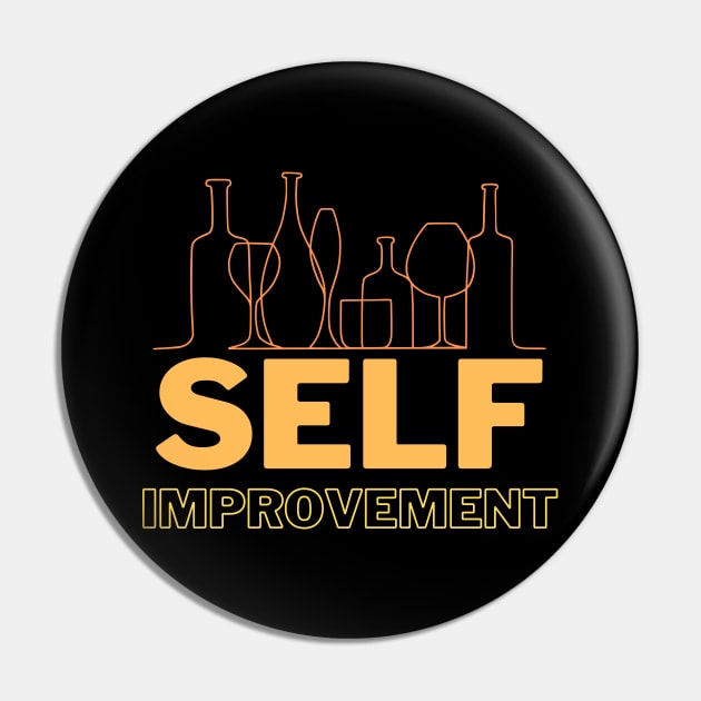 Self Improvement Pin by KreativPix