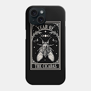 Year of the Cicadas 2024 - Tarot Card - Brood XIX Brood XIII Phone Case