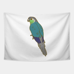 Turquoise Green Cheek Conure Tapestry