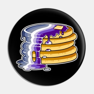 Butch Lesbian Pride Pancakes LGBT Pin