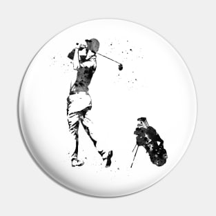 Man golfer Pin