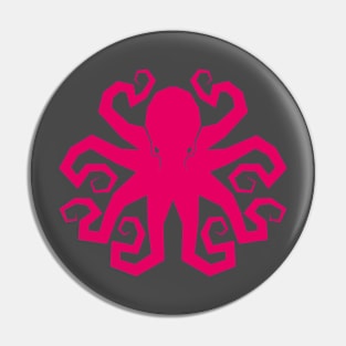 Pink Octopus Pin