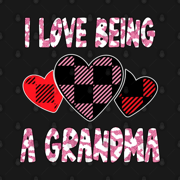 I Love Being Grandma Heart Valentine's Day 2021 by Marcekdesign