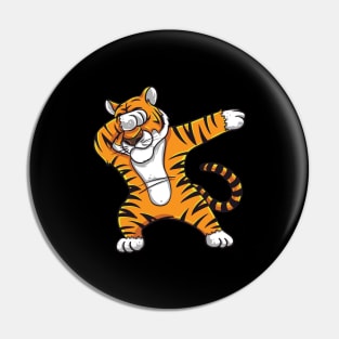Funny Dabbing tiger shirt - perfect gift for kids Pin
