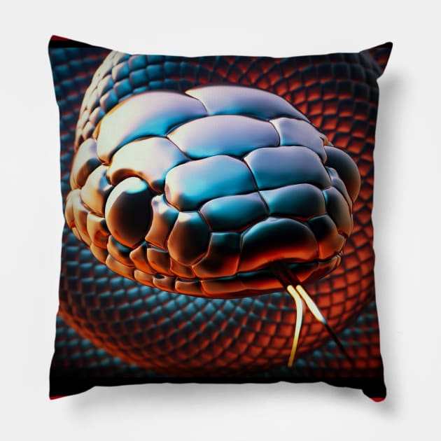 Reptile,Scary Pillow by alzo