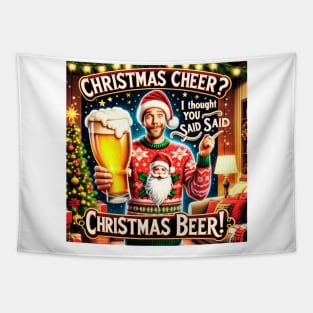 Christmas Cheer? I thought you said Christmas Beer! Tapestry