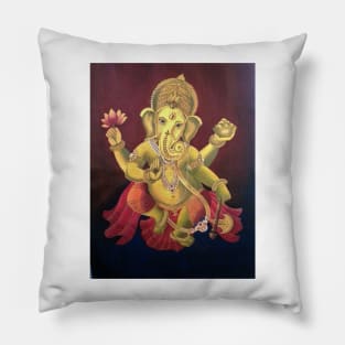 Dancing Ganesha Pillow