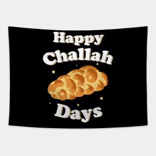 Happy Challah Days Hanukkah Chanukah Funny Jewish Bread Tapestry