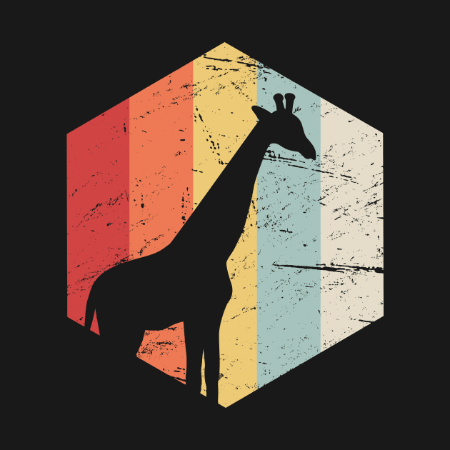 Retro 70s Giraffe by MeatMan