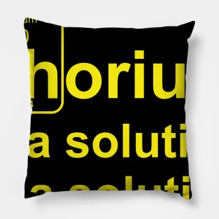 Thorium Solution light Pillow