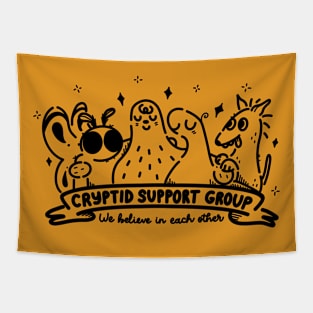 Cryptid Support Group in Black Tapestry