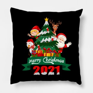 Merry Christmas 2021 Pillow