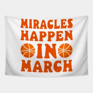 College basketball Miracles in March Tapestry