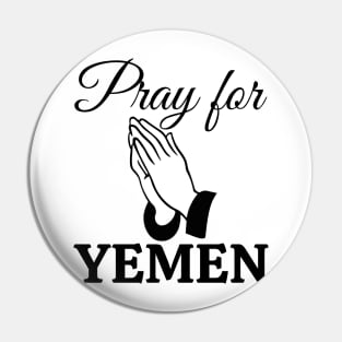 Pray for Yemen #SaveYemen Pin