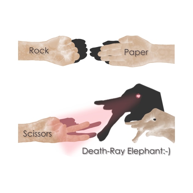 Rock Paper Scissors..Death Ray Elephant! by MarbleCloud