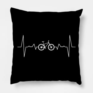 HEART RATE BIKE HEART BEAT Pillow