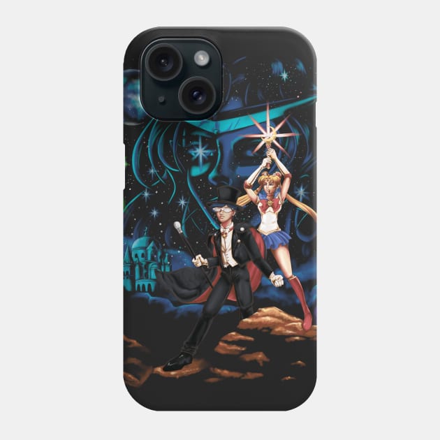 Moon Wars Phone Case by Diha