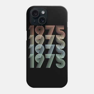 Vintage 1975 45th Birthday Gift idea Men Women Phone Case