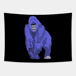 blue gorilla Tapestry