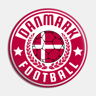 Danmark Football Pin