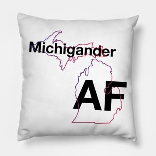 Michigander AF Pillow