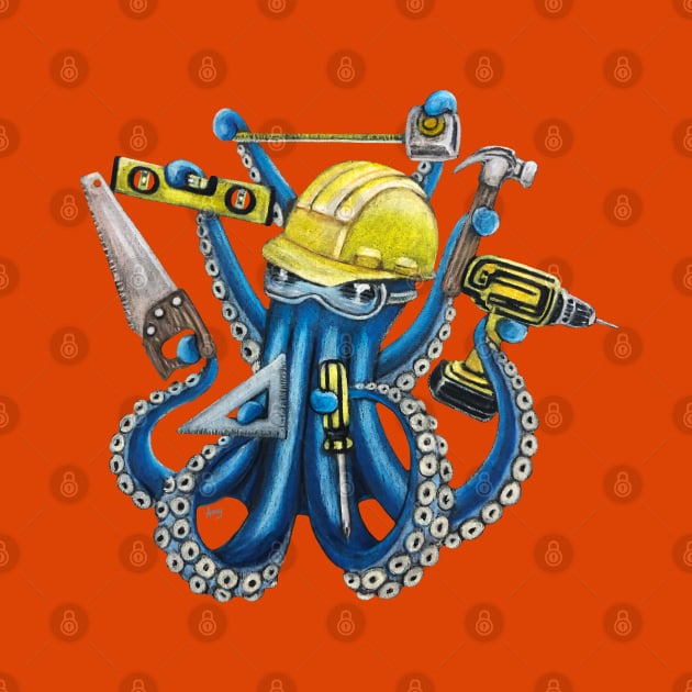 "OctoBuilder" - OctoKick collection by GardenPartyArt