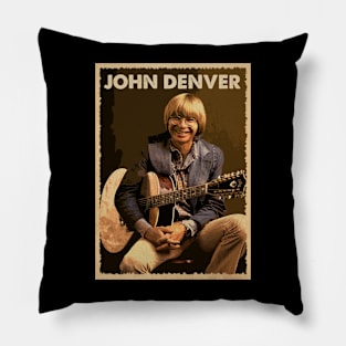 Take Me Home - Pay Tribute to John's Endearing Music on a T-Shirt Pillow