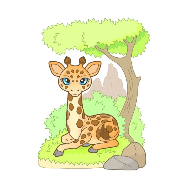 cute giraffe by YMFargon