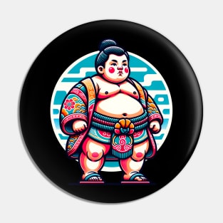 Sumo Wrestler Pin