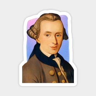 German Philosopher Immanuel Kant illustration Magnet