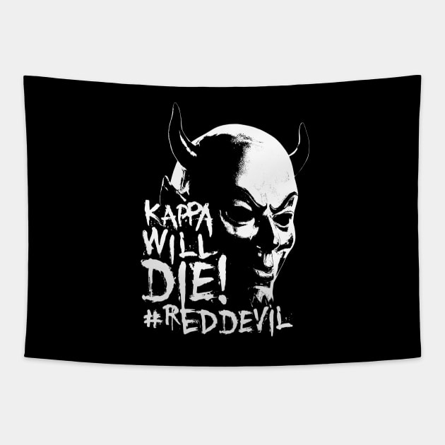 Red Devil Tapestry by wloem