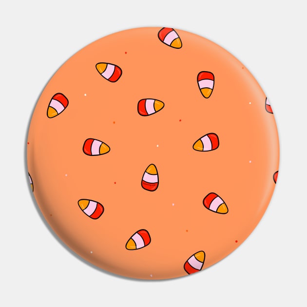 Candy Corn Print Pin by Doodle by Meg